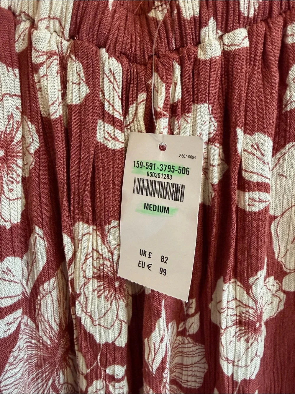Abercrombie Floral Tie-Shoulder Maxi Dress in Dusty Rose